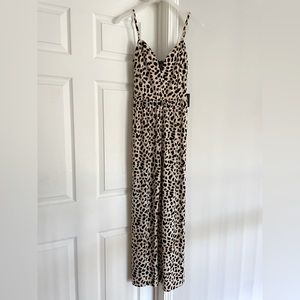 Express Leopard Jumpsuit